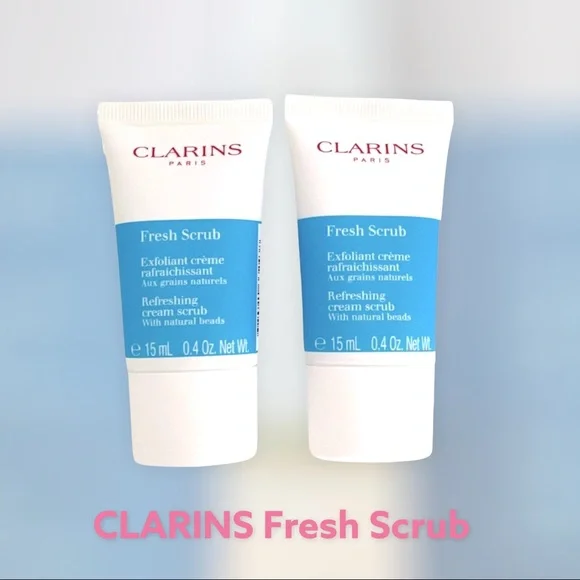 Clarins Fresh Scrub — Refreshing Cream Scrub with Natural Beads (Set of 2) - Picture 7 of 7